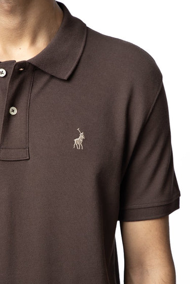Polo Chocolate Pique Golfer