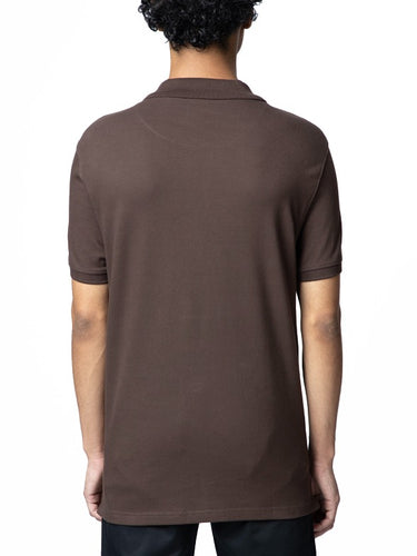 Polo Chocolate Pique Golfer