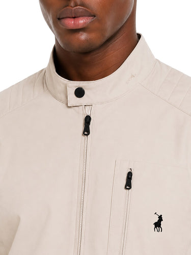 Polo Quilted Long Sleeve Biker Jacket