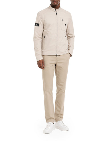Polo Quilted Long Sleeve Biker Jacket