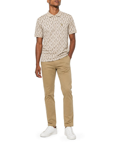 Polo Slim Leg Taupe Chino