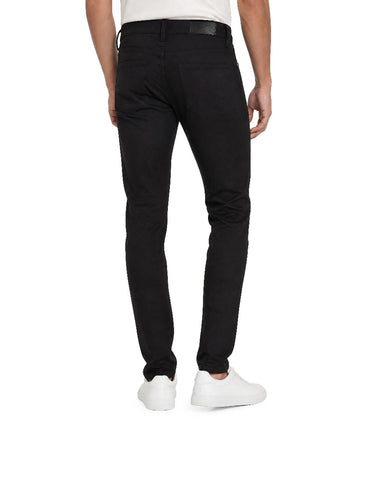 Polo Knitted Slim Fit Jeans – Black