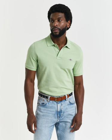 Gant Dark Turquoise Pique Golfer