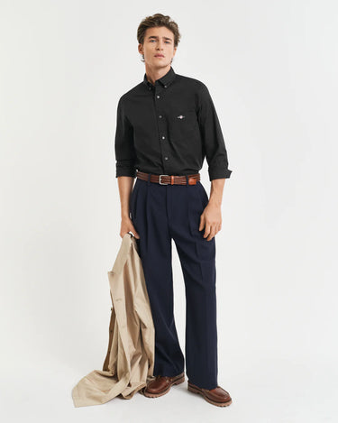 Gant Black Poplin Shirt