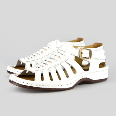 Omega White Kgosi Sandal