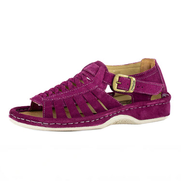 Omega Kgosi Cerise Suede Sandal