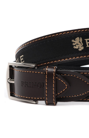 Pringle Chocolate Leather Belt
