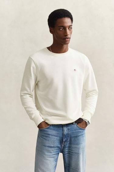 Gant Cream Crew Neck