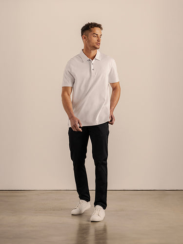 Polo Venice Slim Fit Black Chino