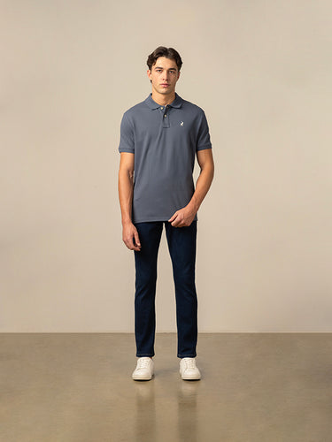 Polo Dark Grey Pique Golfer