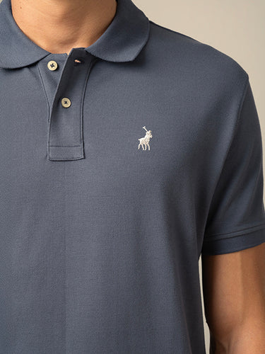 Polo Dark Grey Pique Golfer