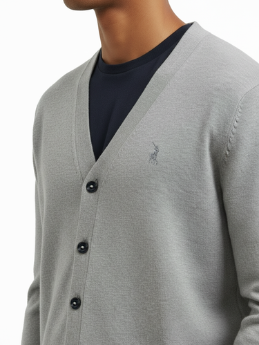 Polo Grey Cardigan