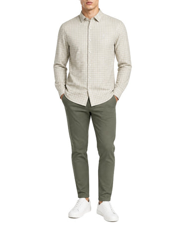 Polo Stone Gingham Long Sleeve Shirt