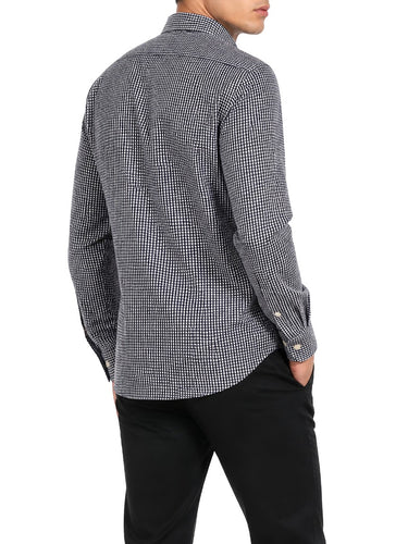 Polo Navy Gingham Long Sleeve Shirt