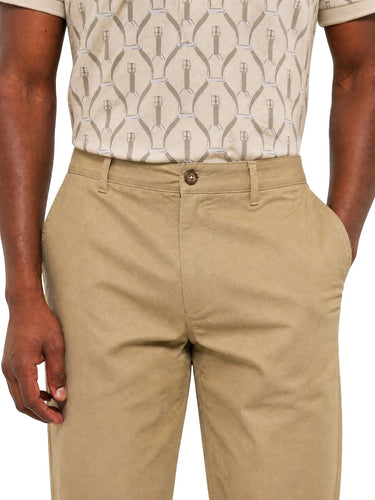 Polo Slim Leg Taupe Chino