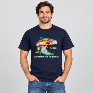 Alaska Navy T-Shirt