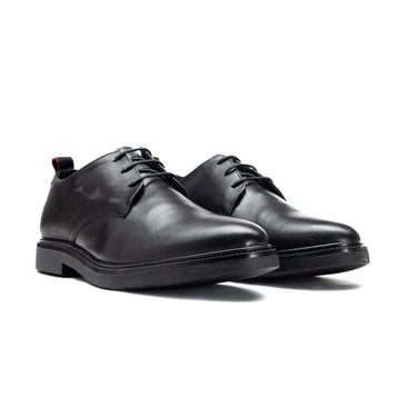 Hush Puppies Jace Black  Leather Lace-Up
