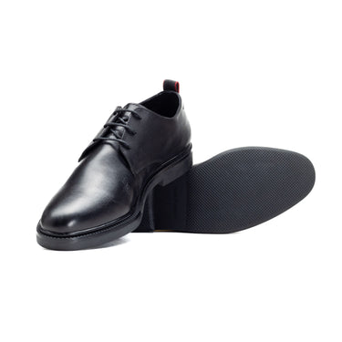 Hush Puppies Jace Black  Leather Lace-Up
