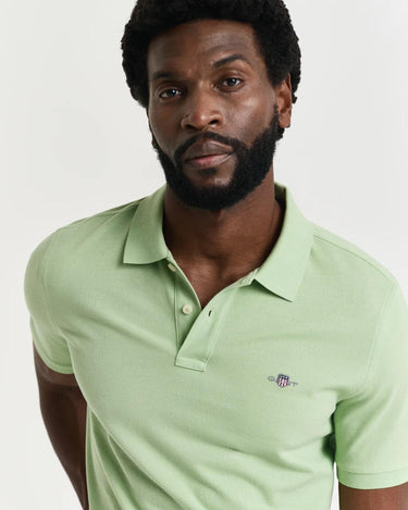 Gant Dark Turquoise Pique Golfer