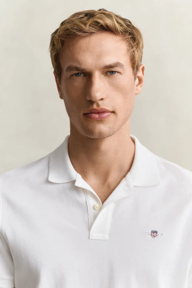 Gant White Pique Golfer