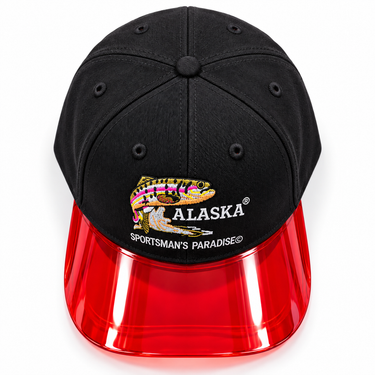 Alaska Black Visor Cap