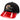 Alaska Black Visor Cap