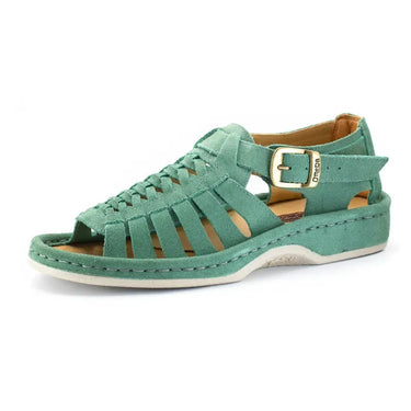 Omega Kgosi Mint Suede Sandal