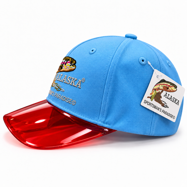 Alaska Sky Blue Visor Cap