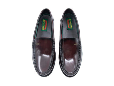 Dakotas Burgundy Vic Hi Shine mocassin