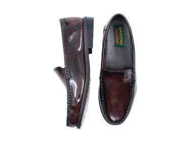 Dakotas Burgundy Vic Hi Shine mocassin