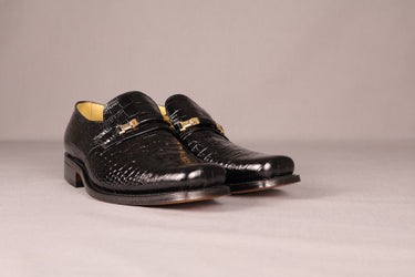 Crockett & Jones Crocodile Slip-On