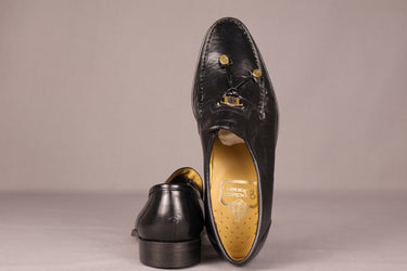Crockett & Jones Evan Formal Black Moccasins