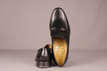 Crockett & Jones Vincent Formal Black Moccasins