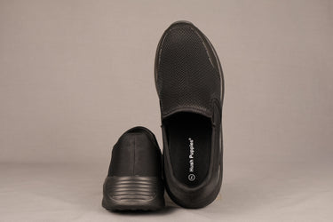 Hush Puppies Zappo Black Mesh