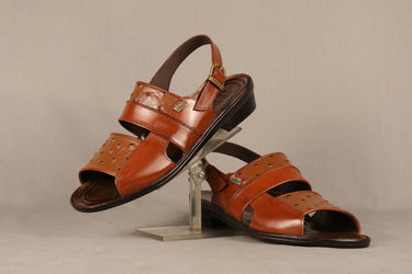 Jerico Sandal Cognac/Ostrich