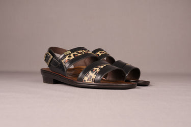 Jerico Sandal Black/Leopard