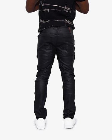 Soviet Wax Coated Skinny Jeans