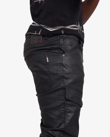 Soviet Wax Coated Skinny Jeans