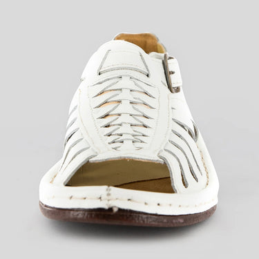 Omega White Kgosi Sandal
