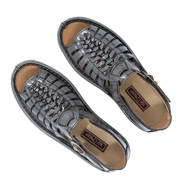 Omega Kgosi Grey Fiesta Sandal