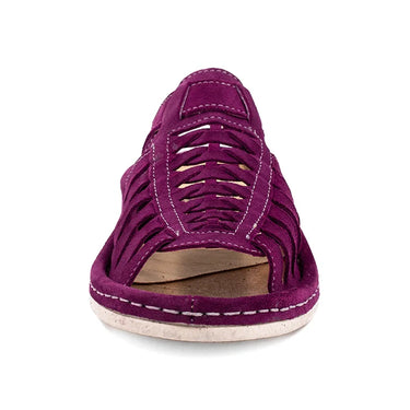 Omega Cerise Suede Push In Sandal