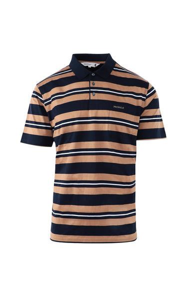 Pringle LEDGER STRIPED MERCERISED GOLFER
