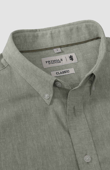 Pringle Barry Sage Linen Shirt