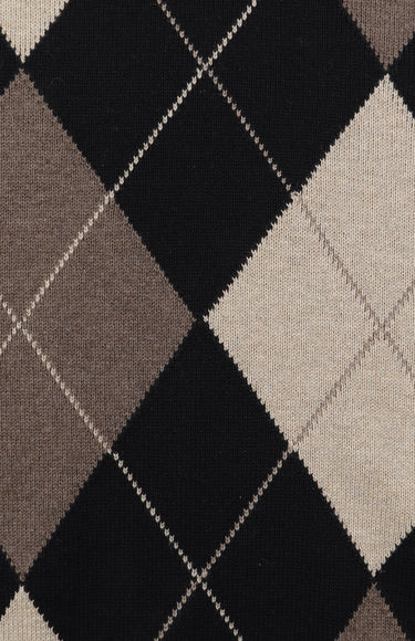 Pringle Black Argyle Knitwear