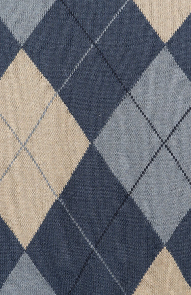 Pringle Blue Argyle Knitwear