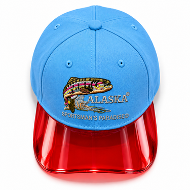 Alaska Sky Blue Visor Cap
