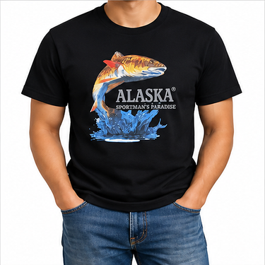 Alaska Premium Black T-Shirt