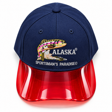 Alaska Navy Visor Cap