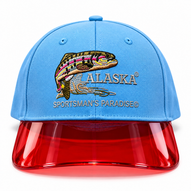 Alaska Sky Blue Visor Cap