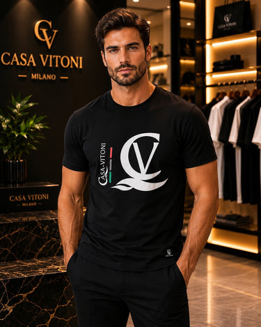 Casa Vitoni Black T-Shirt